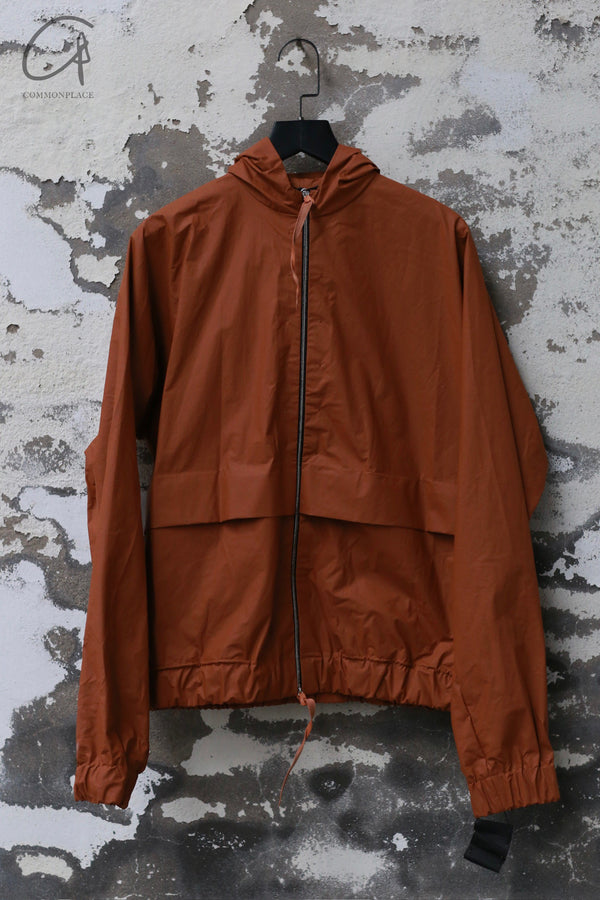 M.A+ deep pocket hooded unlined bomber jacket MA-J332H CPU1.R-RUST/BLACK